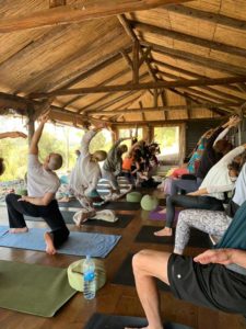 Yoga Retreat Gruppe